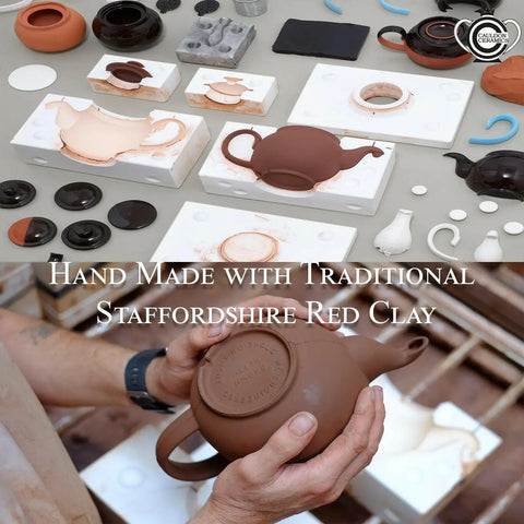 Cauldon Ceramics Re-Engineered Ian McIntyre Brown Betty 4 Cup Teapot without Infuser - British Food Supplies