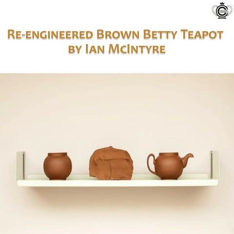 Cauldon Ceramics Re-Engineered Ian McIntyre Brown Betty 4 Cup Teapot without Infuser - British Food Supplies