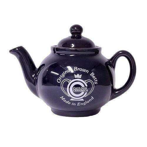 Cauldon Ceramics Cobalt Betty 2 Cup Teapot In Blue With Lithograph - British Food Supplies