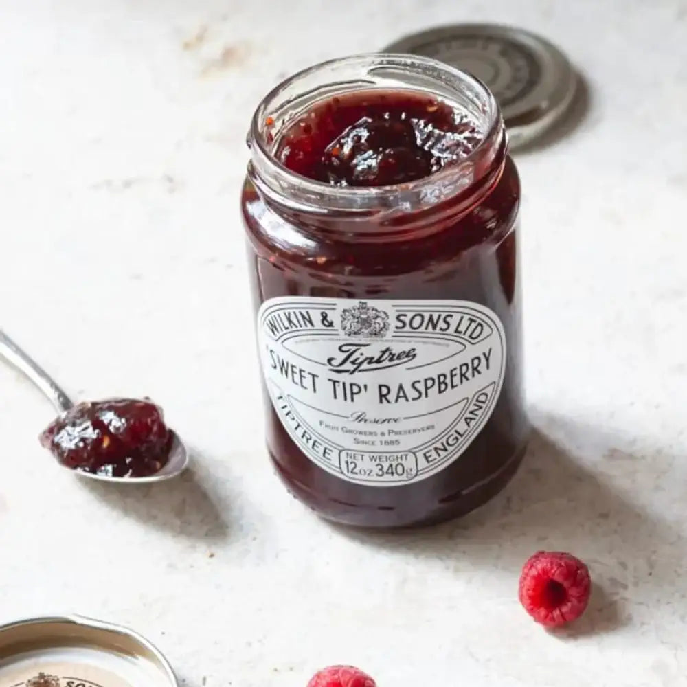 Tiptree Sweet Tip Raspberry Preserve, 12 Ounce