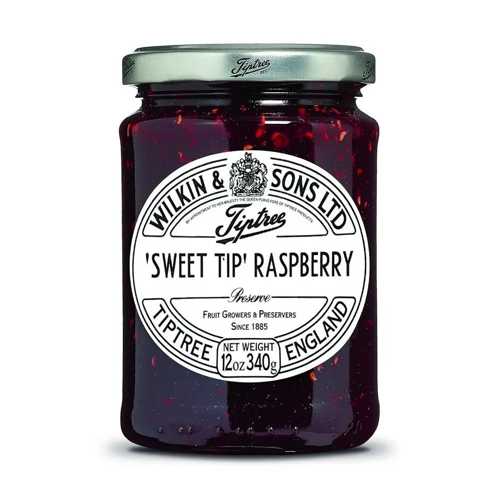 Tiptree Sweet Tip Raspberry Preserve, 12 Ounce