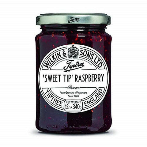 Tiptree Sweet Tip Raspberry Preserve, 12 Ounce - British Food Supplies