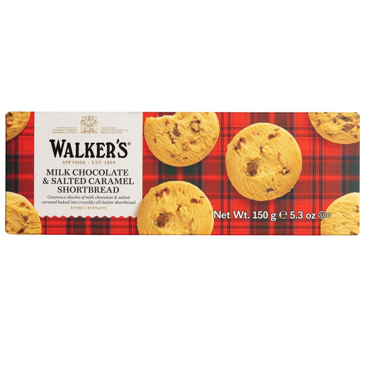 Walkers Shortbread Salted Caramel & Milk Chocolate Chunk Cookies, 5.3 Ounces product image