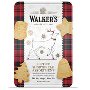 Walker's Pure Butter Shortbread Festive Shapes Reindeer Tin 250g product image