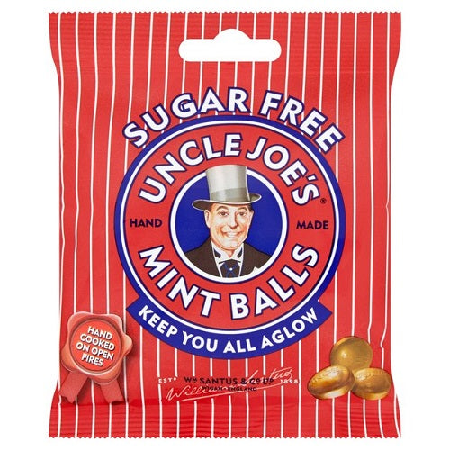 Uncle Joe's Sugar Free Mint Balls Bag 60g product image