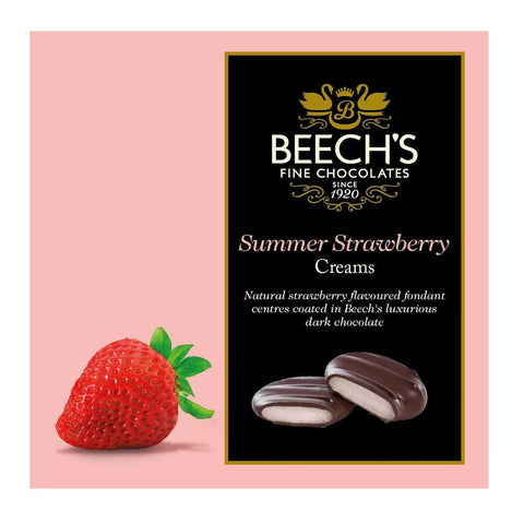 Beech's Fine Chocolate Strawberry Creams 90g - British Food Supplies