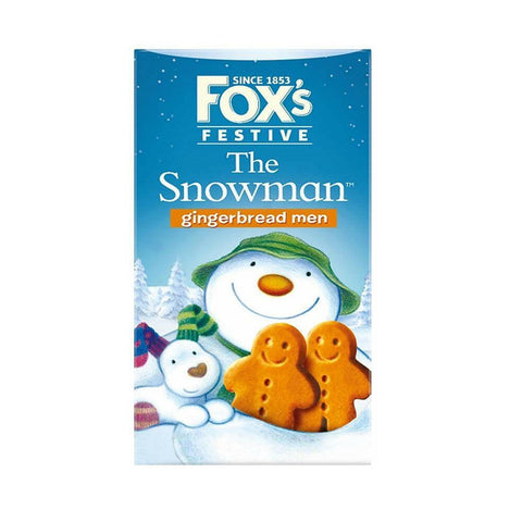 Fox's The Snowman Gingerbread Men Carton 100g - British Food Supplies