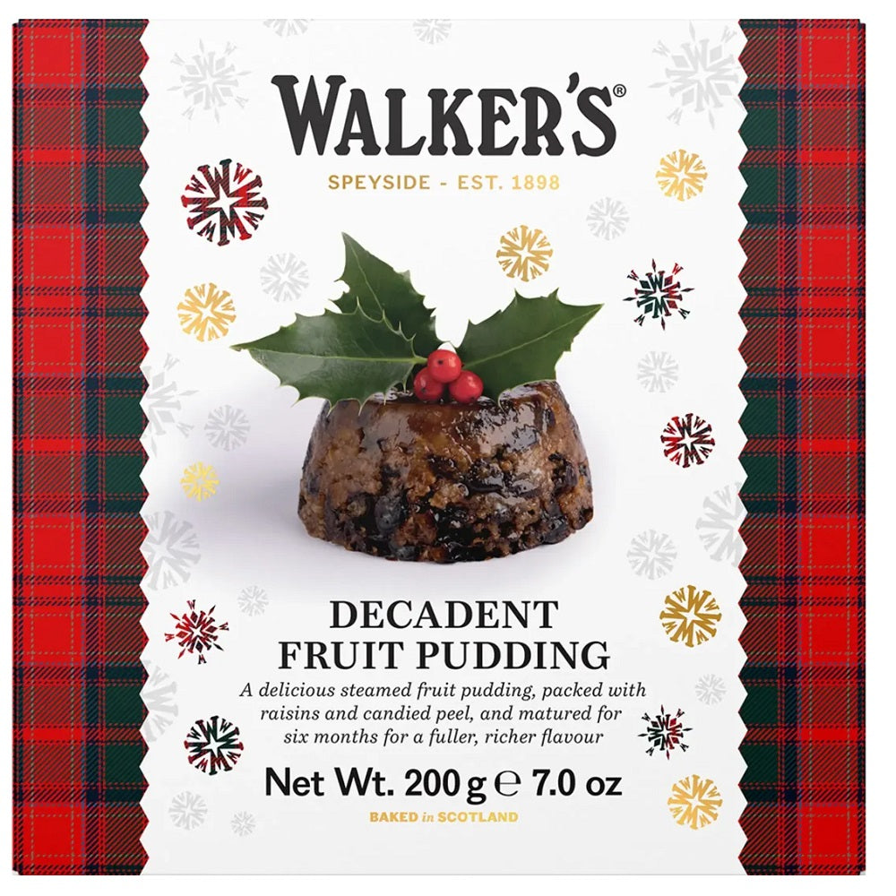 Walkers Shortbread Luxury Rich Fruit (Plum) Pudding 7 oz