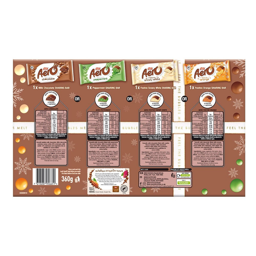 Nestle Aero Chocolate Selection Box 360g