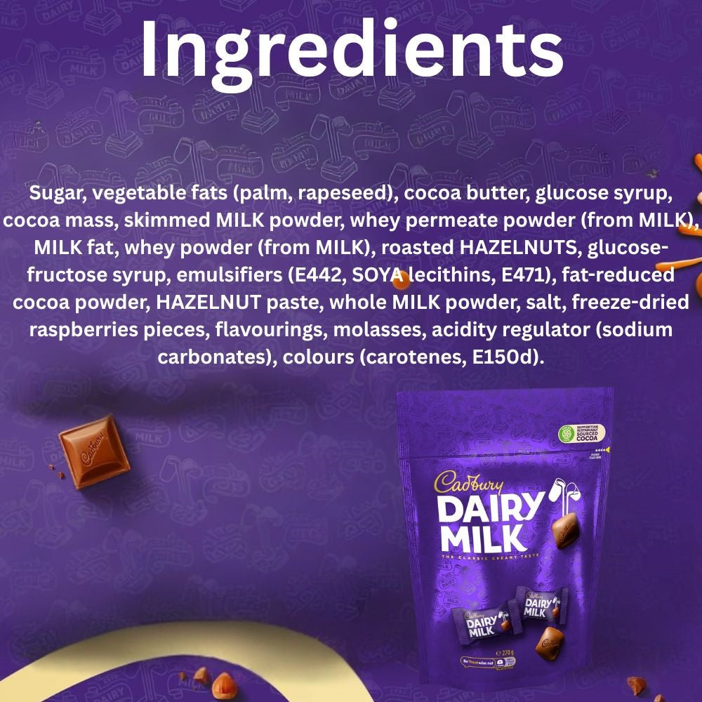 C'bury Chunks Pouch 270g