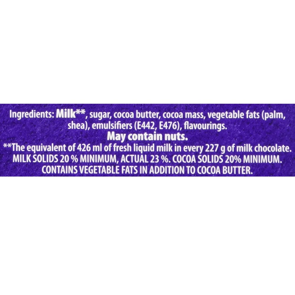 C'bury Dairy Milk Advent Calendar Christmas Chocolate 90g