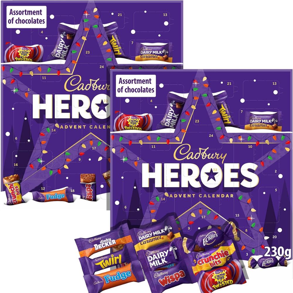 C'bury Heroes Advent Calendar Chocolate 230g