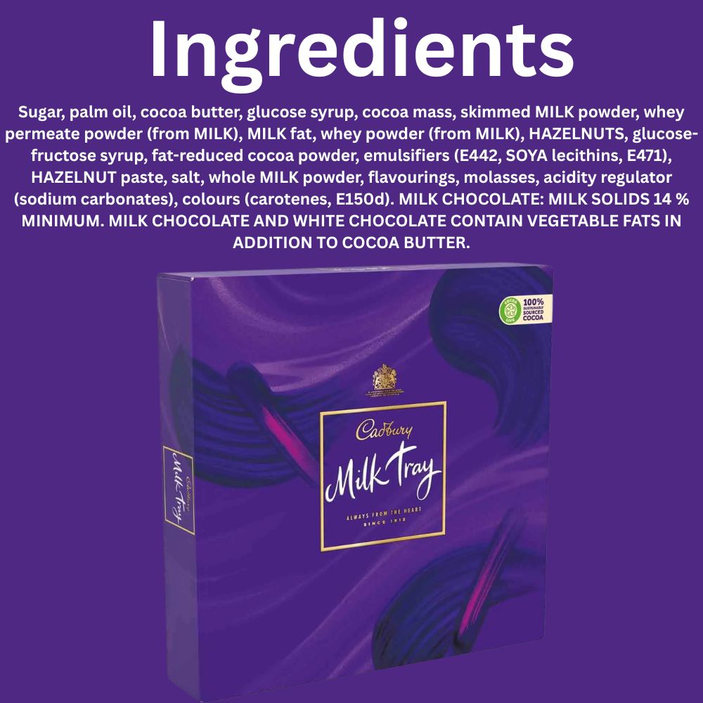 C'bury Milk Tray Chocolate 312g