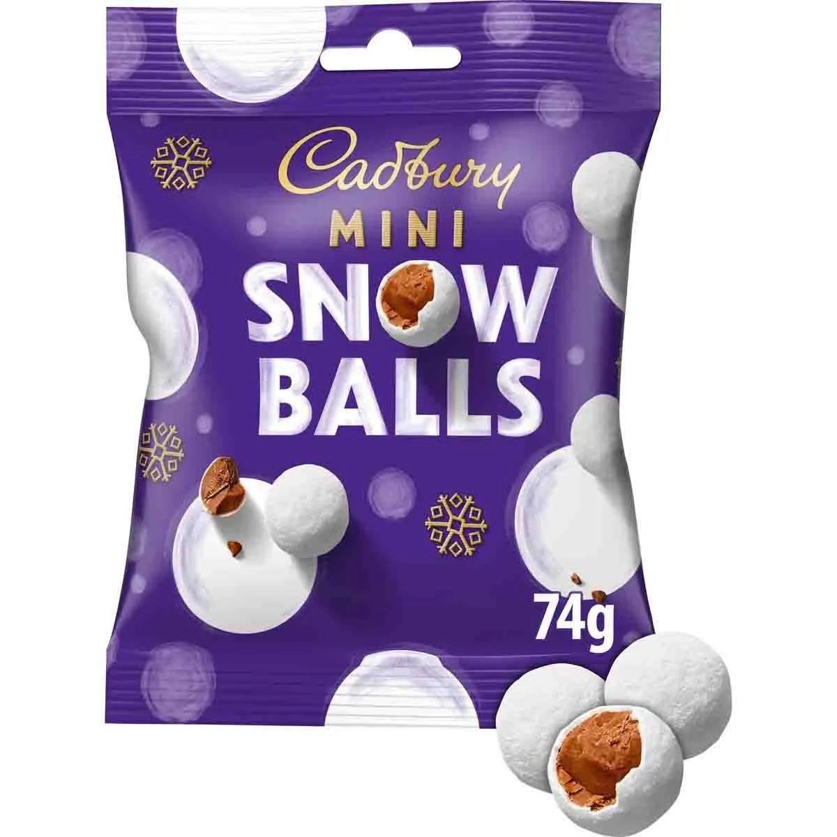 Cadbury Mini Snow Balls 74g product image