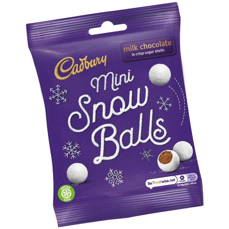 Cadbury Mini Snow Balls 74g