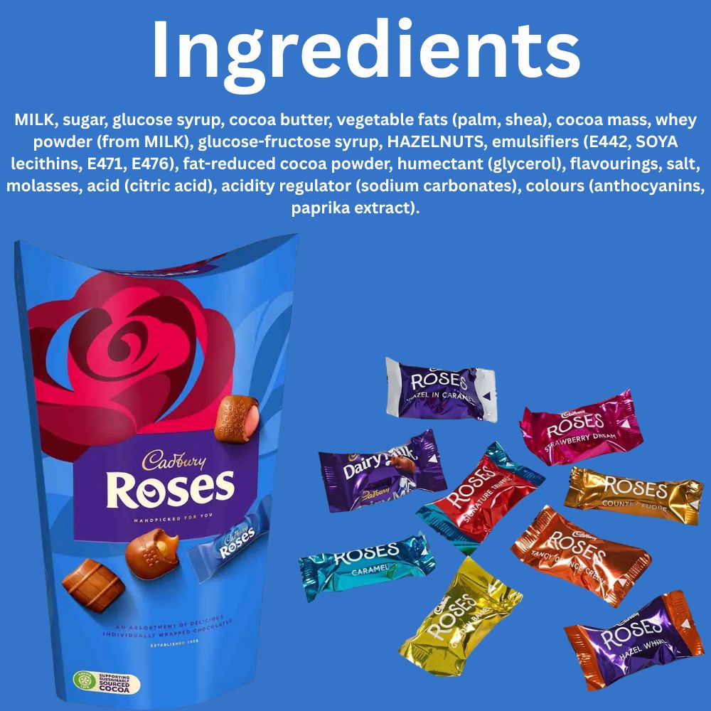C'bury Roses Carton Chocolate 290g