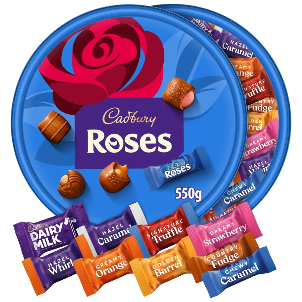Cadbury Roses Milk Chocolate Tub 550g