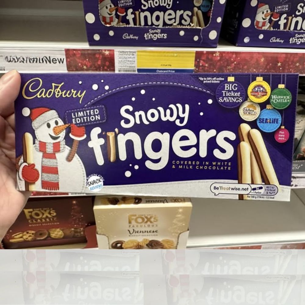 C'bury Snowy Fingers Chocolate 115g