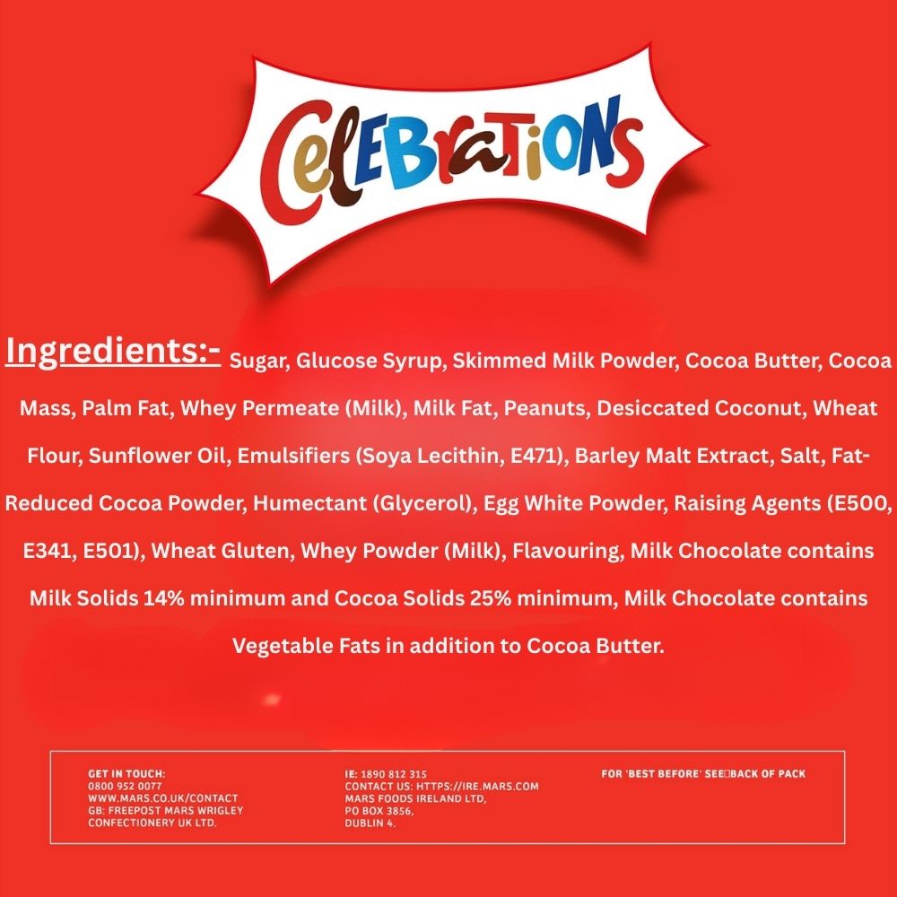 Celebrations Mini Box Chocolate 69g