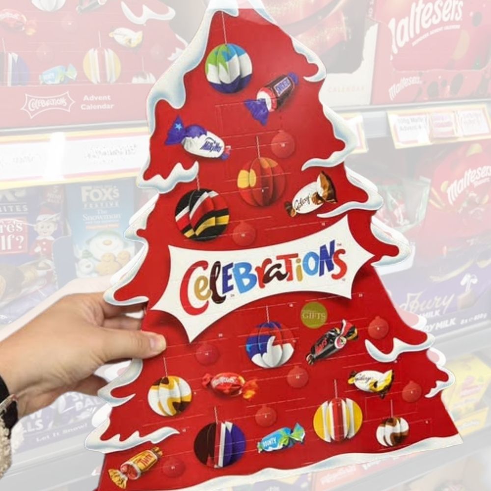 Celebrations Tree Advent Calendar 215g