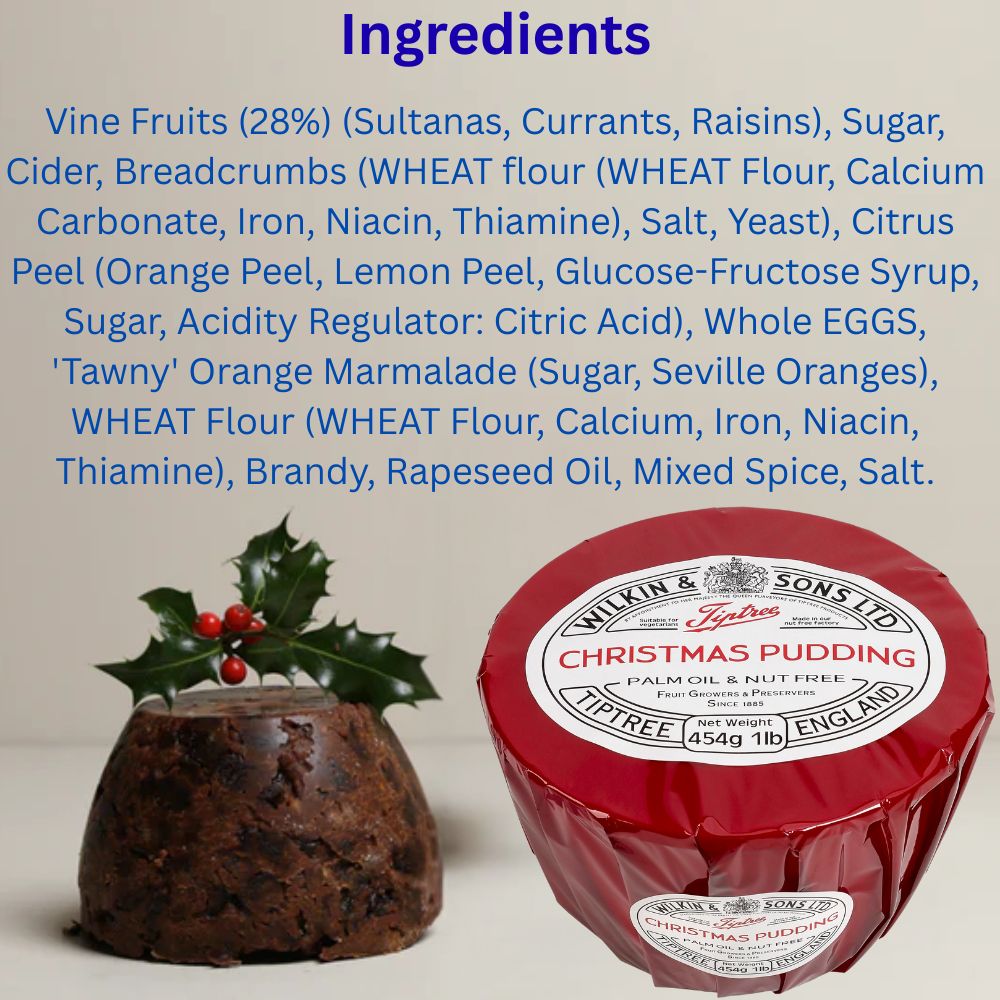 Tiptree Christmas Pudding Cellophane 454g