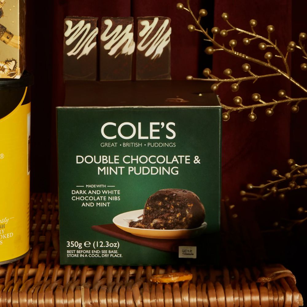 Cole's Puddings Double Chocolate & Mint Pudding 350g