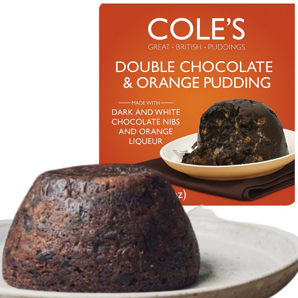 Cole's Puddings Double Chocolate & Orange Pudding 350g