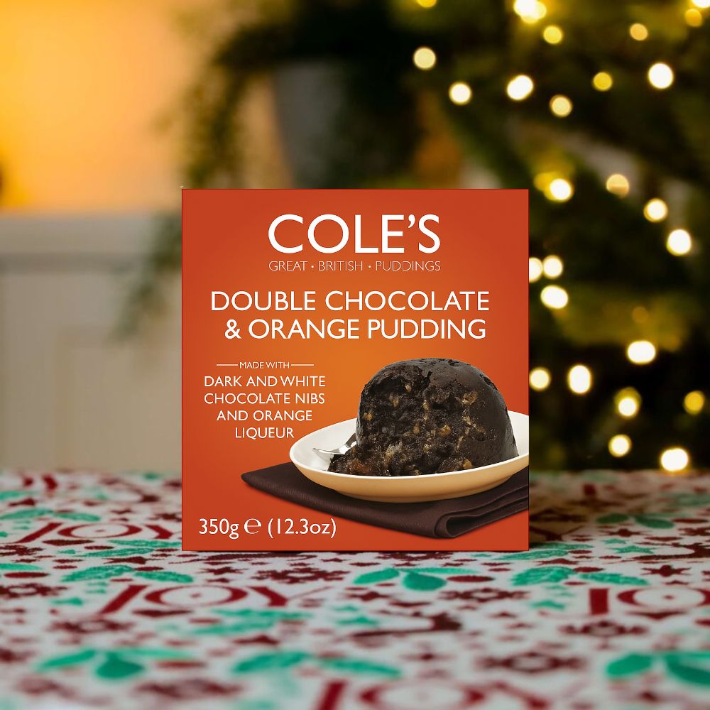 Cole's Puddings Double Chocolate & Orange Pudding 350g