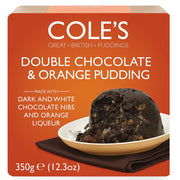 Cole's Puddings Double Chocolate & Orange Pudding 350g