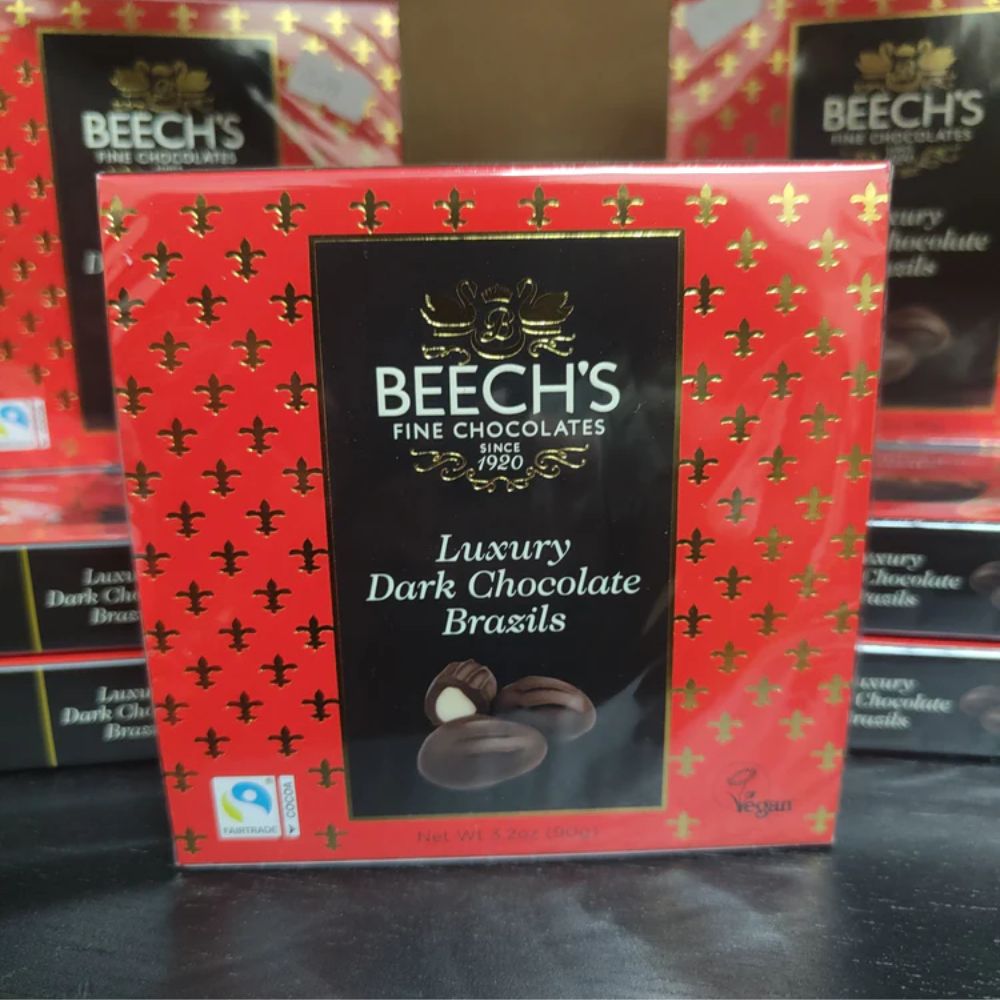 Beech's Chocolate Luxury Dark Chocolate Brazils 90g