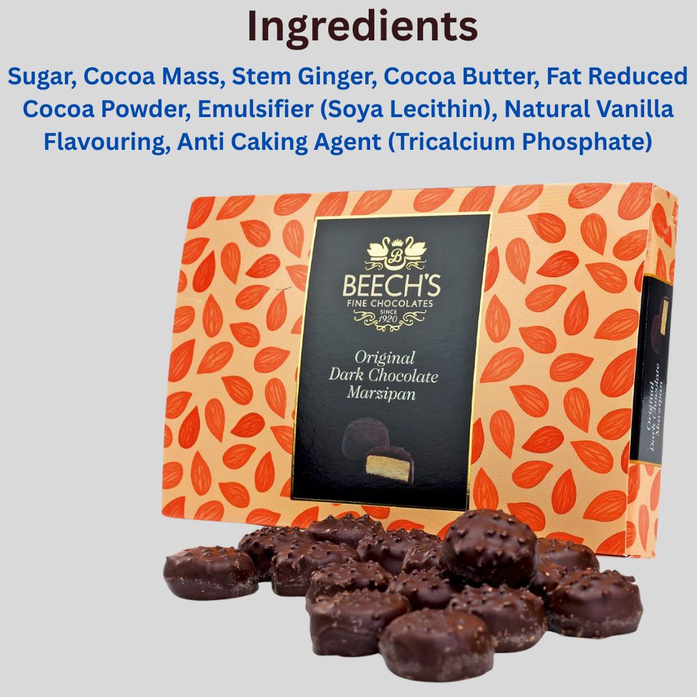 Beech's Dark Chocolate Marzipan 150g