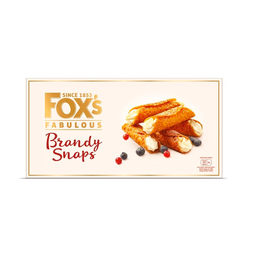 Fox's Fabulous Brandy Snaps Carton 100g