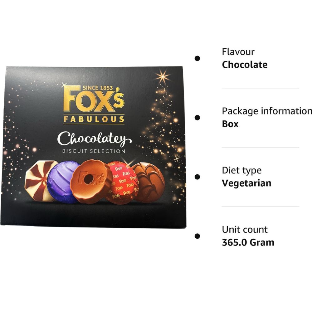 Fox's Fabulous Chocolatey Biscuit Selection Box 365g