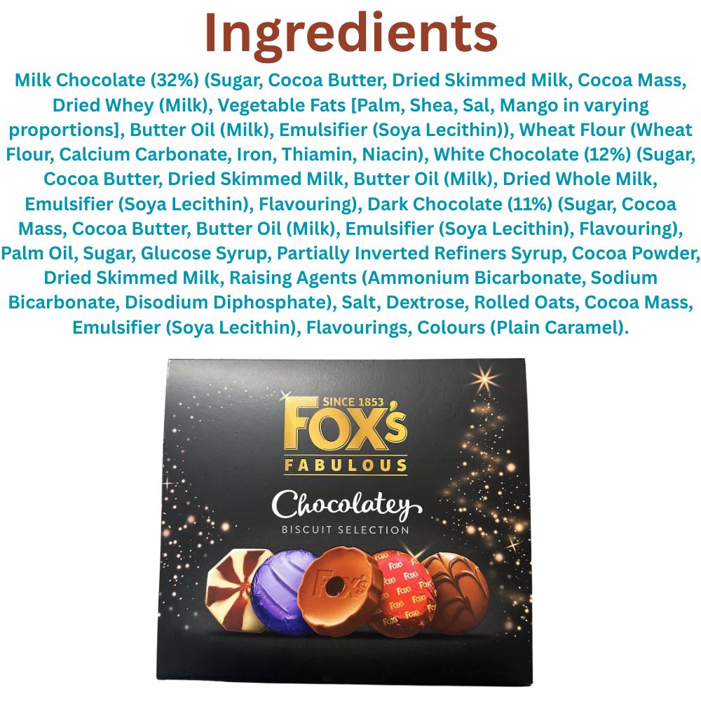 Fox's Fabulous Chocolatey Biscuit Selection Box 365g