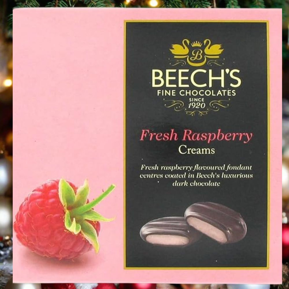Beech's Fine Chocolate Fresh Raspberry Creams 90g