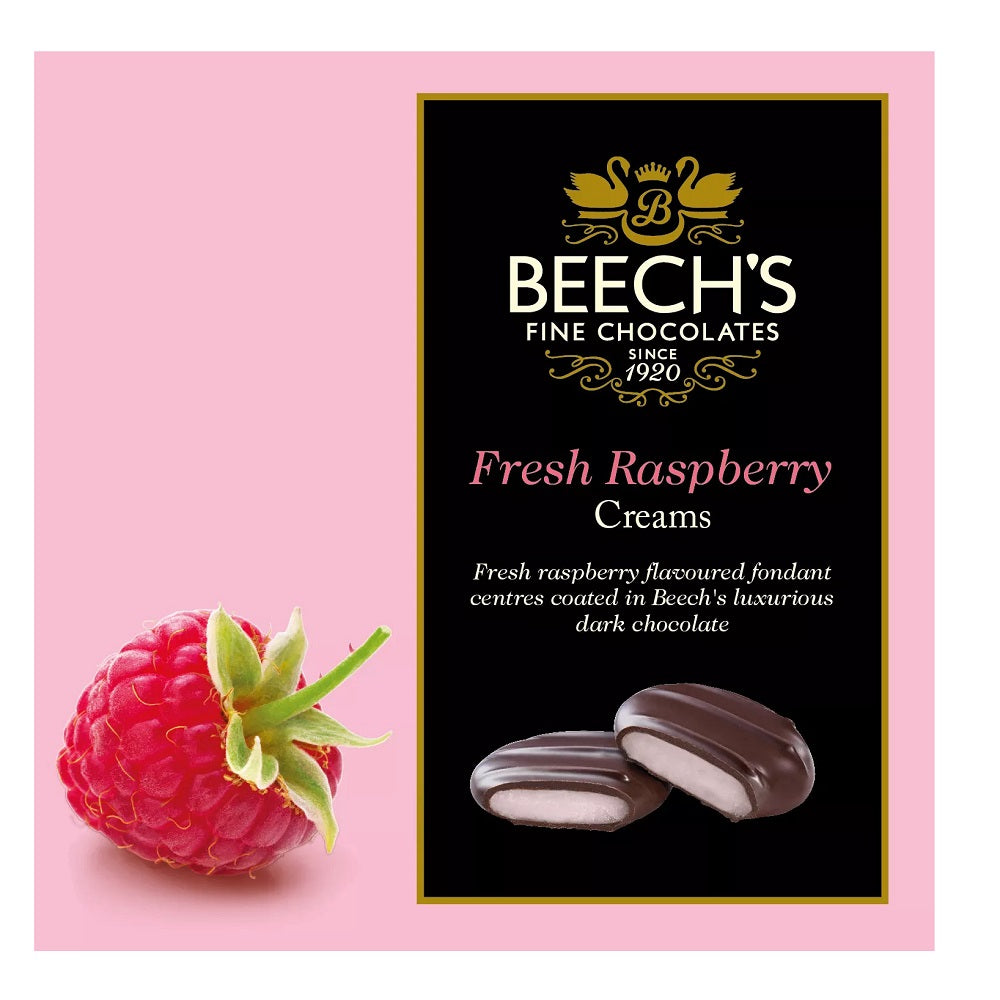 Beech's Fine Chocolate Fresh Raspberry Creams 90g