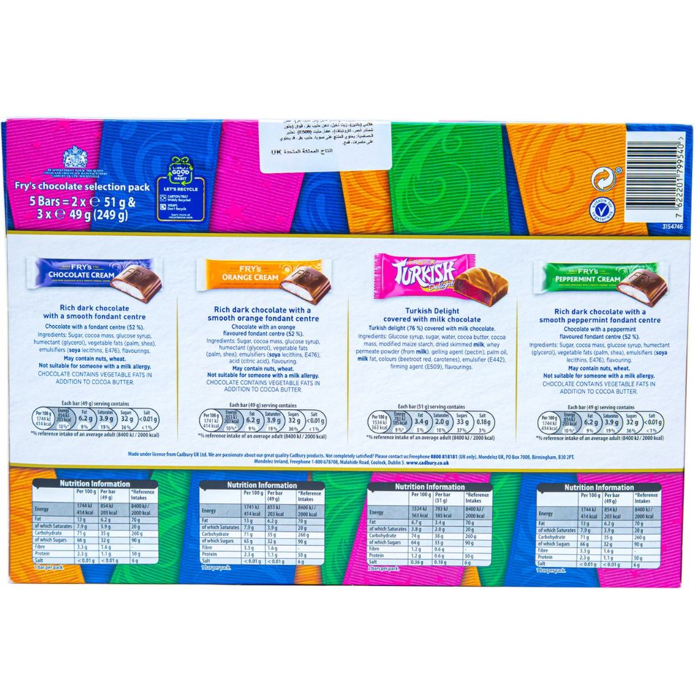 Fry's Collection Chocolate Selection Box 249g