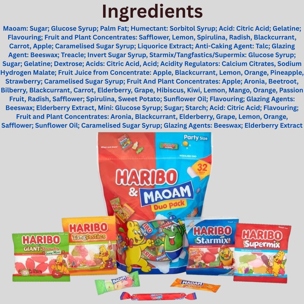 Haribo & Maoam Duo Pack Pouch 450g