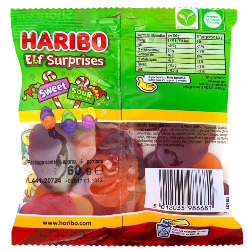 Haribo Elf Buddies Sweets 60g
