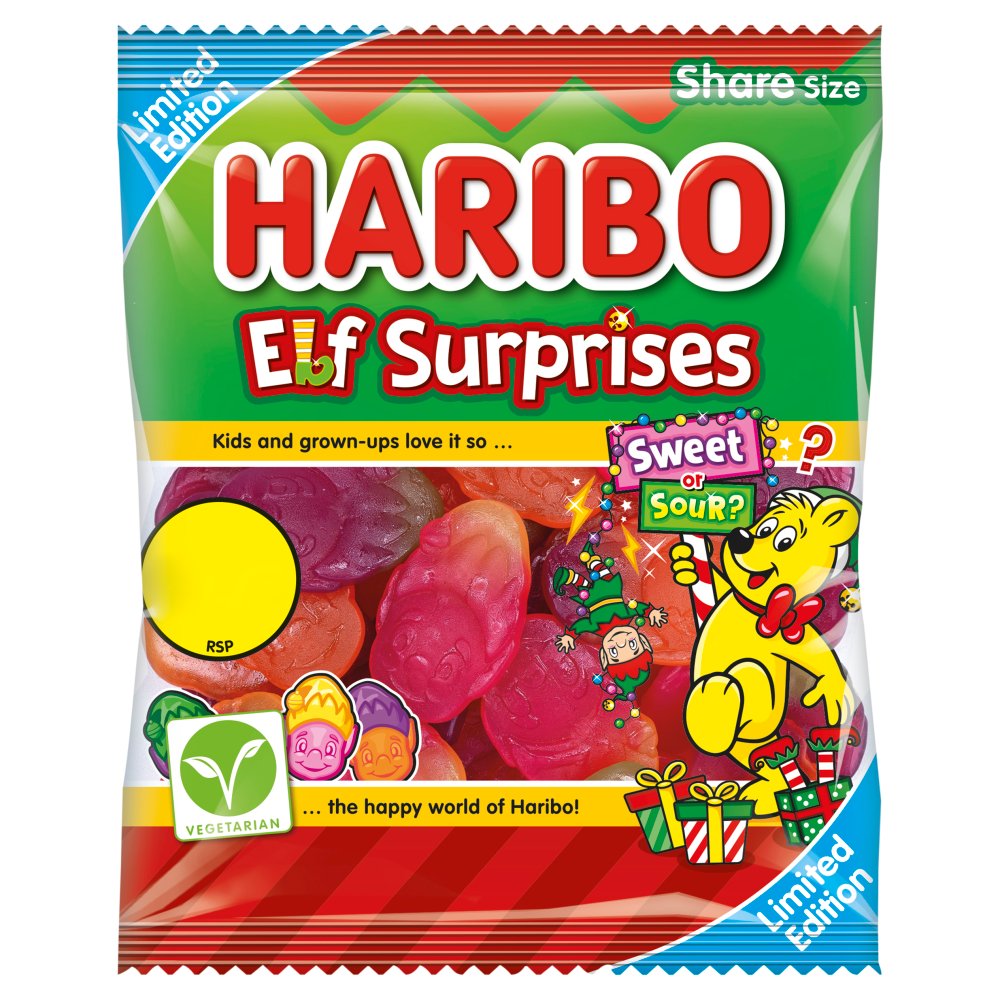 Haribo Elf Surprises Sweets Bag 140g