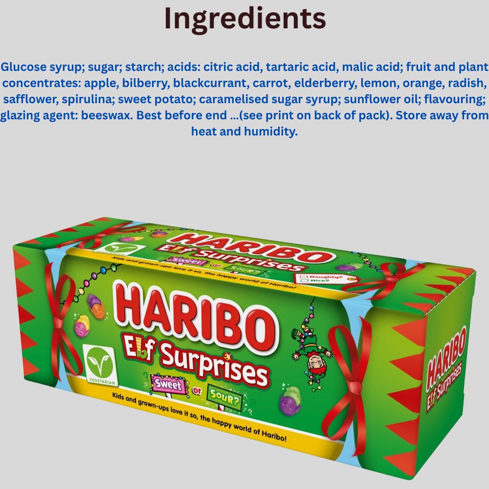 Haribo Elf Buddies Tube Sweets 120g
