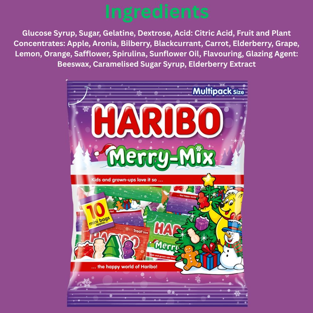 Haribo Merry Mix Minis Sweets 10pk 160g