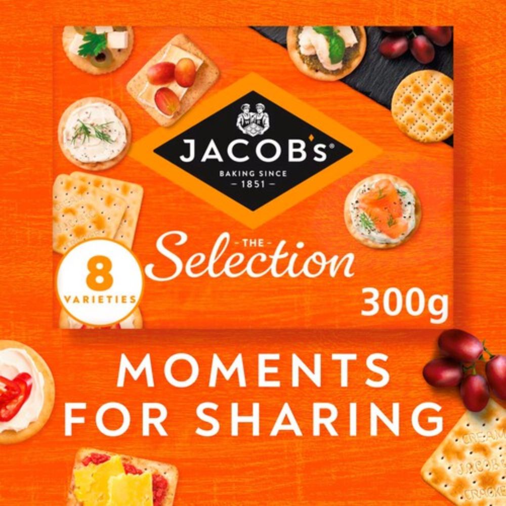 Jacob's The Selection 8 Cracker Varieties 300g
