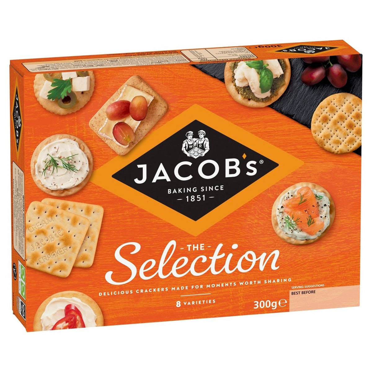 Jacob's The Selection 8 Cracker Varieties 300g
