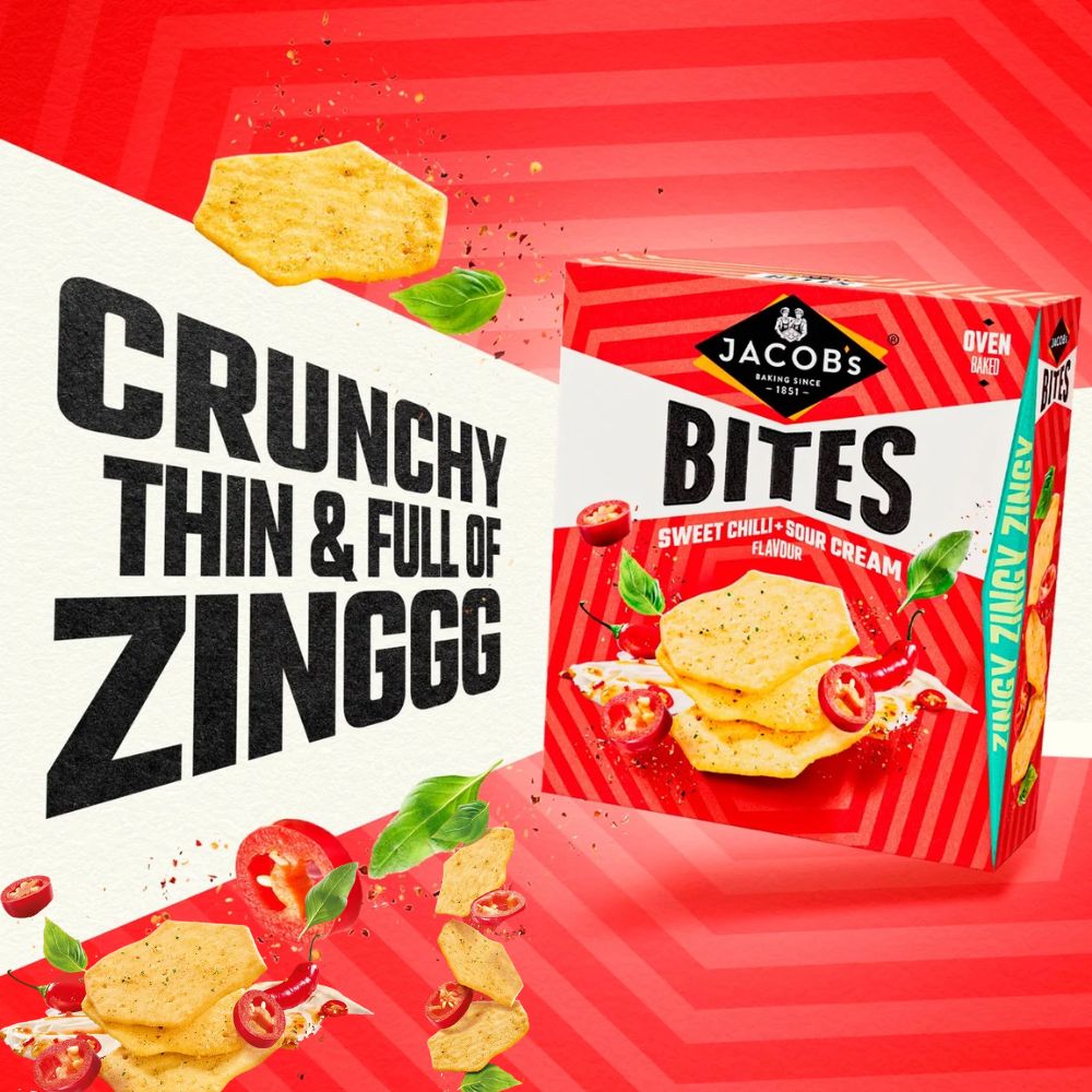 Jacob's Bites Sweet Chilli & Sour Cream 125g