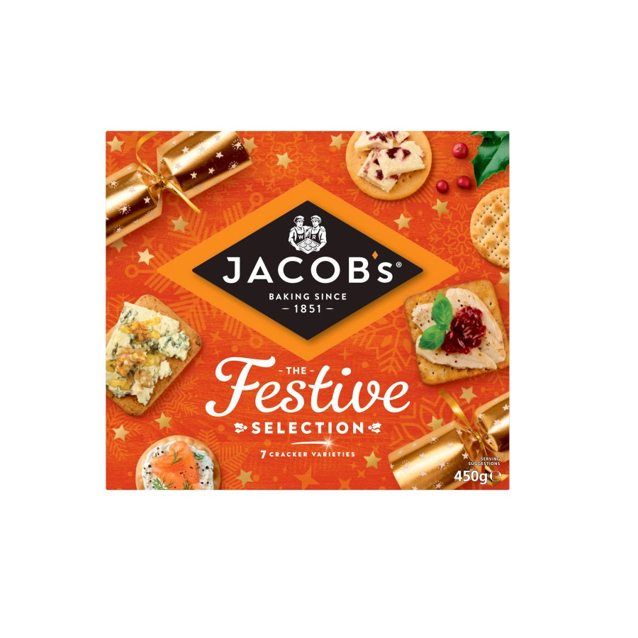 Jacob's The Festive Selection 7 Cracker Varieties 450g