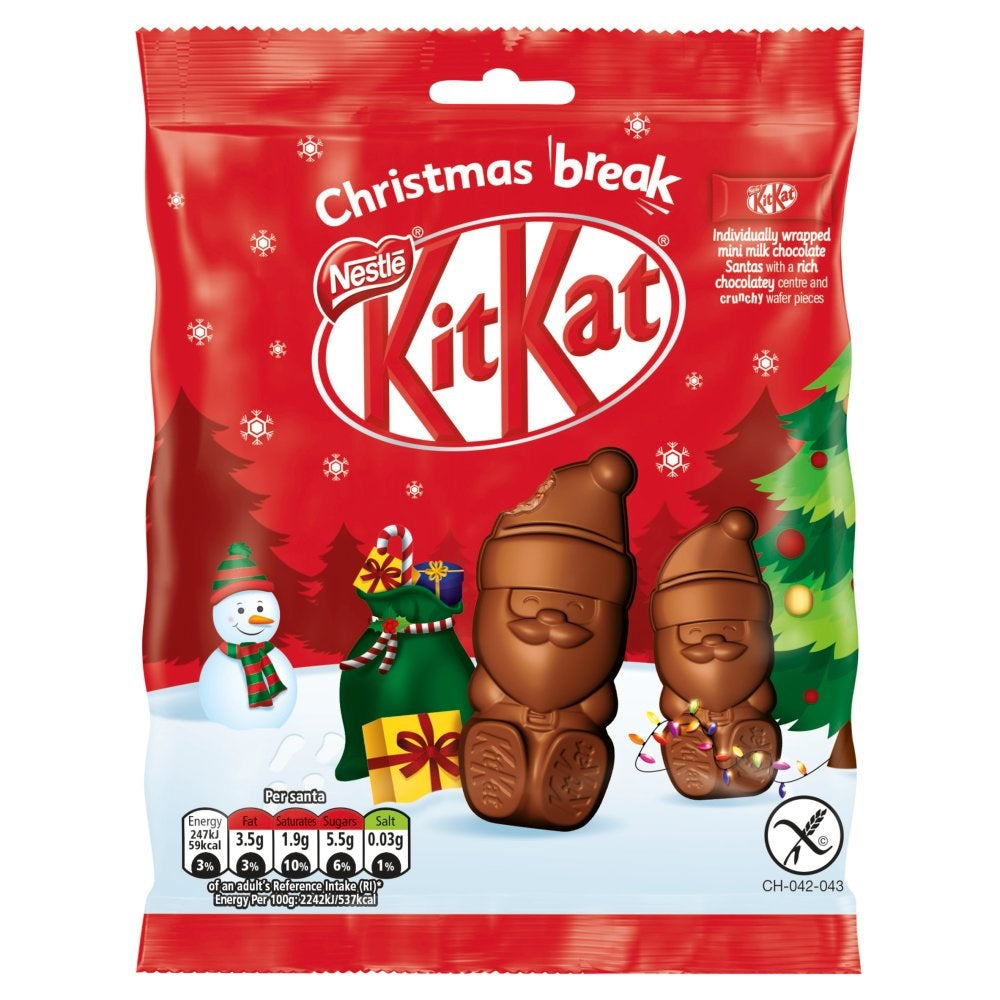Kit-Kat Mini Santa Sharing Bag 55g