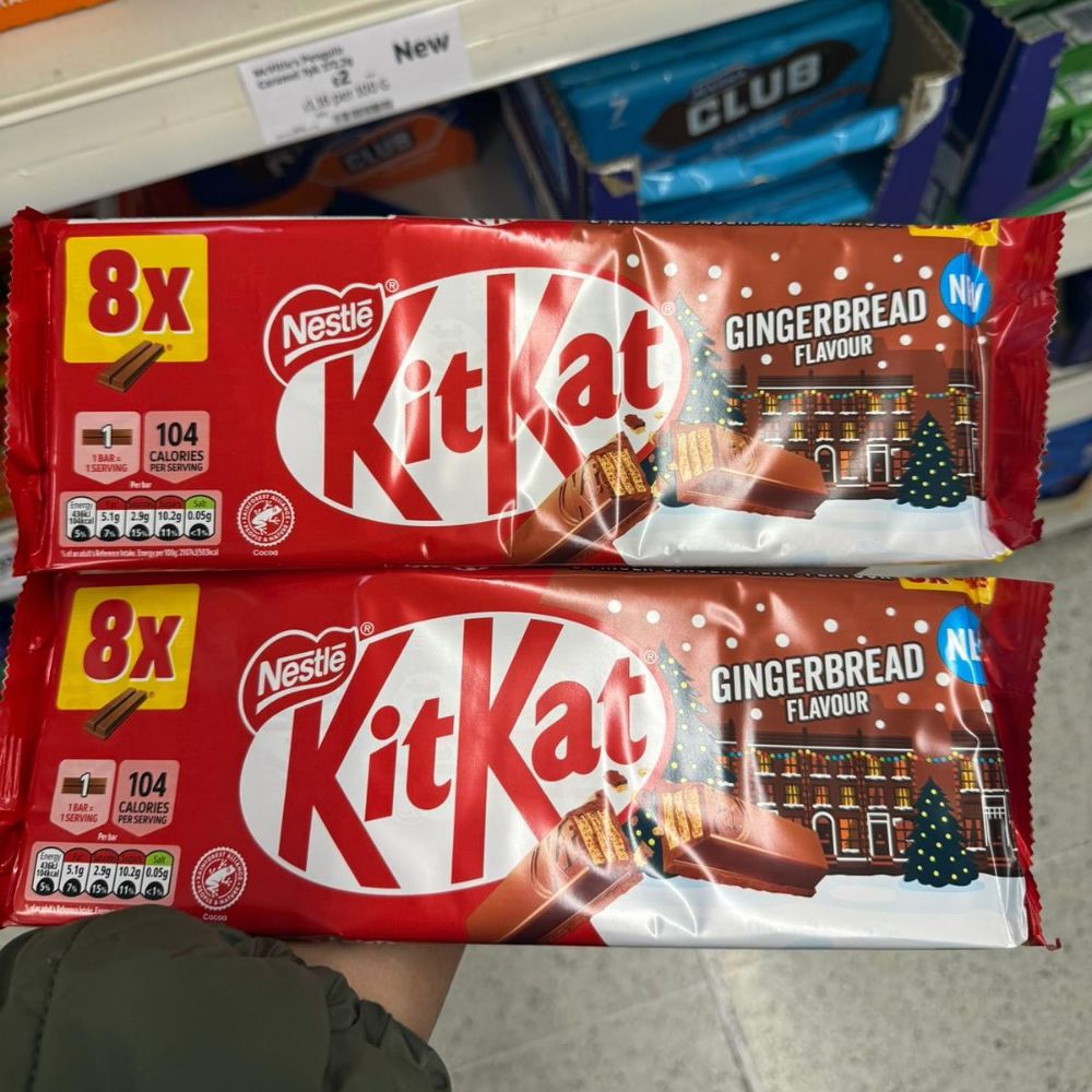 K't Kat Two Finger Gingerbread flavour 165g