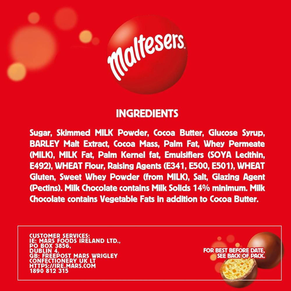M'ltesers Large Chocolate Box 310g