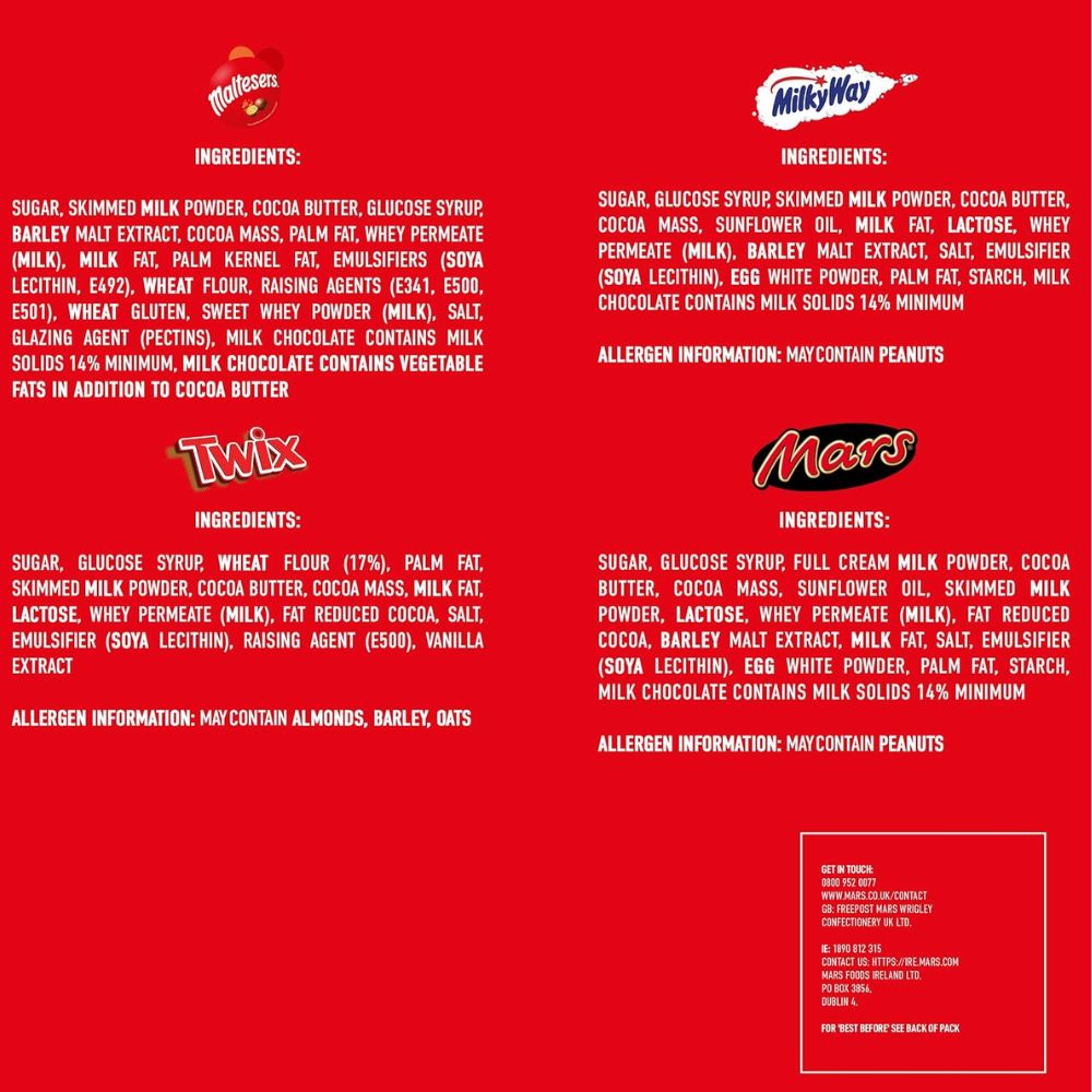 M'ltesers & Friends Small Selection Pack Bag 73g